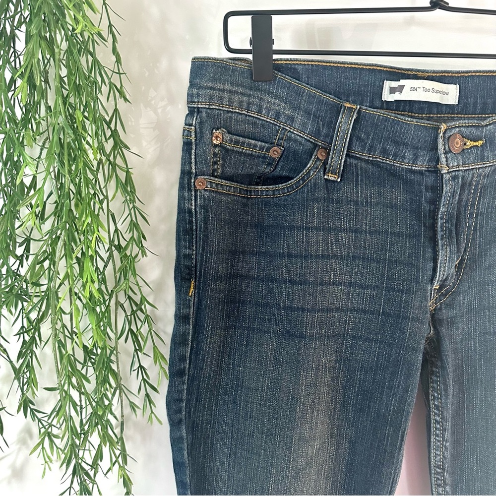 Levi's 524 Jeans Women Too Superlow size 11 S/C
